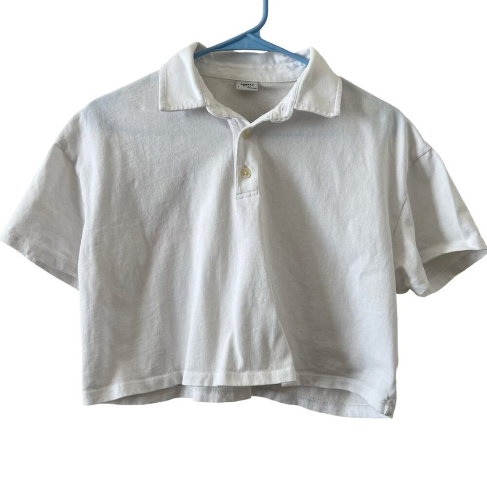 Sunday Best Cropped Polo Shirt